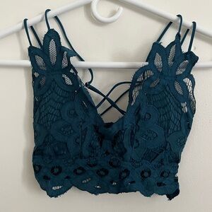 Dark Teal Lacey Bralette